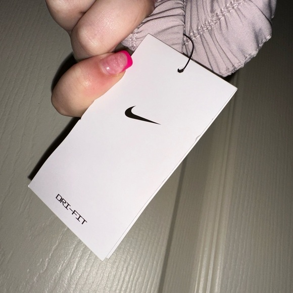 NWT Nike Women's Pants Taupe Gray M gym running athletic athleisure activewear - Picture 8 of 12